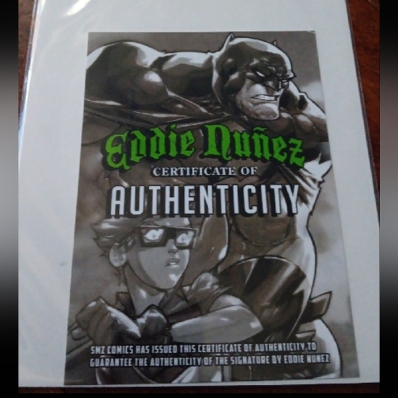 Star Wars Darth Vader Comic Sized Print Signed By Eddie Nunez With COA - Picture 2 of 2